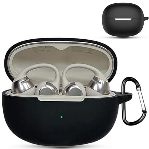 CIOODDW shokz opendots one �P�[�X �Ή� shokz opendots one �t��V���R�� �J�o�[�p �S�ʕی� �[�d LED���C�g�������� �ϏՌ� �L�Y�h�~ ������� ���C�����X�[�d�Ή� �P�[�X�i�u���b�N�j