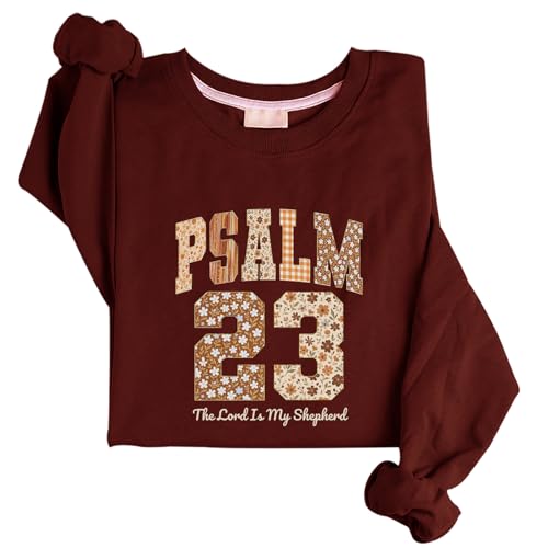 Psalm 23 Sweatshirt Fall Sweater Funny Thanksgiving Christian Sweatshirt Faith Shirt