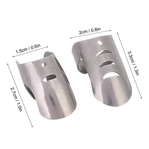 Miniatura 2 de Protector Profesional Para El Dedo De Acero Inoxidable De Acero Inoxidable, 4 Unidades