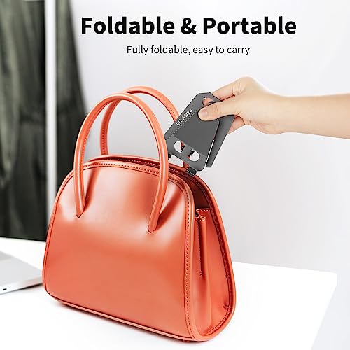 Lilanzo Foldable Cell Phone Stand For Desk, Fully Adjustable Desktop Phone Holder For Office, Aluminum Metal Phone Holder For Iphone, Ipad, Mobile Phone, All Android Smartphone, Tablets (4-10") #TOP6