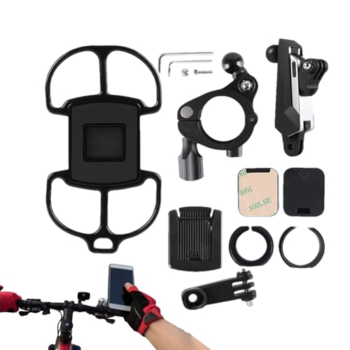 Porte-Téléphone pour Vélo Support Smartphone Guidon VTT Cyclisme Anti-Choc - 6