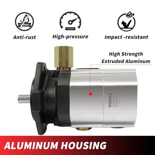 RYFT Hydraulic Log Splitter Pump 22GPM 2-Stage HI/LO Gear Pump with 3000 PSI, 3600RPM Aluminum for Log Splitters by RYFT - Image 5
