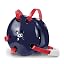 Navy Blue / Scarlet