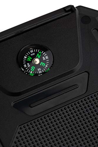 Solar Power Bank Portable Charger 50000Mah Battery Pack 2 Led 2 Usb Camping Solar Panels Waterproof Car Travel Outdoor External Backup Flashlight For All Cell Phones And Tablets (Orange) #TOP7