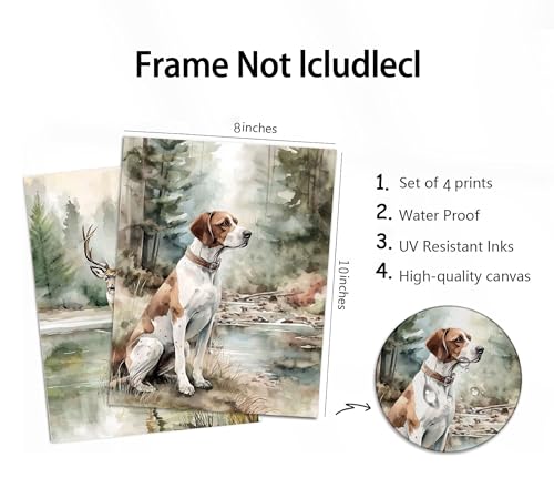 Image of Frimeeme Unframed Fishing Theme Nursery Wall Art Prints,8 x 10 In