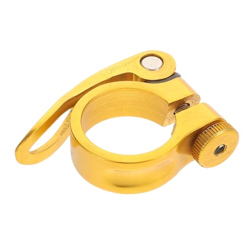POPETPOP Quick Release Bike Seatpost Clamp Aluminum Alloy Bicycle Seatpost Collar for Road Mountain Bikes Lightweight Durable Design for Easy Installation