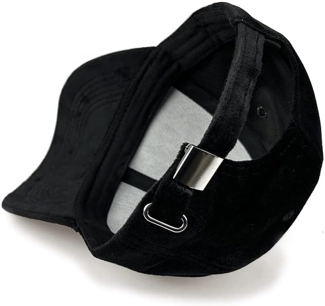 Women's Winter Fall Classic Style Velvet Baseball Cap 6 Panel Fashionable Adjustable Sports Hat for Women - Image 5