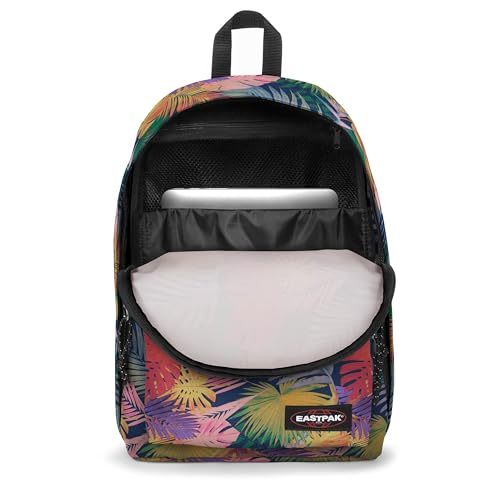 Image of EASTPAK Out Of Office - 31L Backpack with Dual Compartments, 14-inch Laptop Tablet Sleeve, Utility Pocket, Bottle Holder, Brize Retro Navy