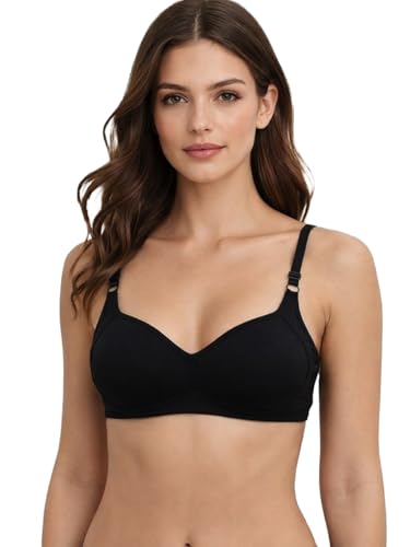 Image of Viola's Secret 6 Pack of Color Print T-Shirt Bras B Cup C Cup and D Cup
