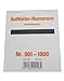 Produktbild Wolf & Appenzeller 400901 - Gewinnaufklebe-Nummern 901-1000, selbstklebend