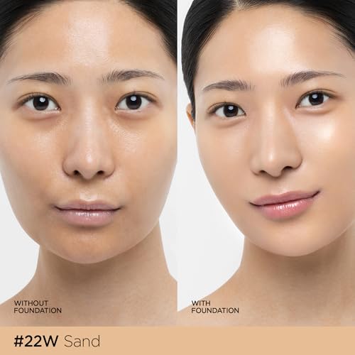 Image of JUNG SAEM MOOL Essential Skin Nuder Cushion | Natural Finish, Buildable Coverage Cushion Foundation by Korean Makeup Artist (Mini, 0.17 Fl Oz), 22W Sand