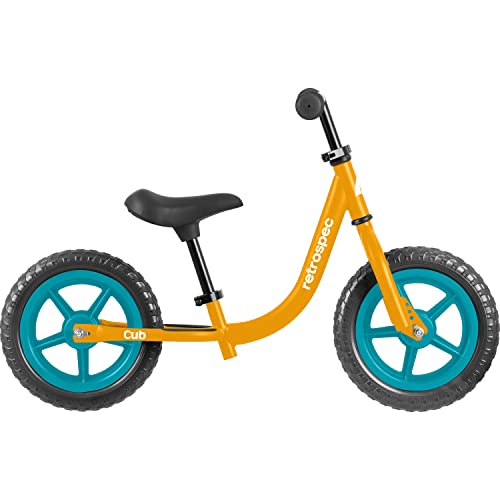 Retrospec Cub 2 Toddler 12" Balance Bike, 18 Months - 3 Years Old, No Pedal Beginner Kids Bicycle For Girls & Boys, Flat-Free Tires, Adjustable Seat, & Durable Frame #TOP1