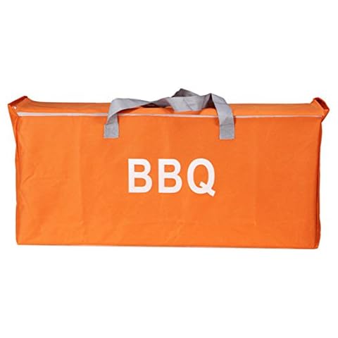 Hi Suyi Portable BBQ Grill Tools Waterproof Oxford Burner Storage Bag Carrier Cover Handbag For Camping Backpacking Car Travel Orange Cover