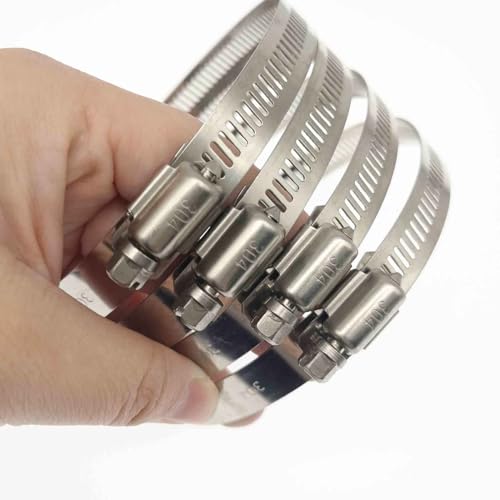 10 Pack Breeze 9440 Aero-Seal Liner Clamps with Stainless Screw Effective Diameter Range: 2-1/16