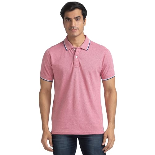 Image of Colorplus Tailored Fit Medium Green T-Shirt for Men