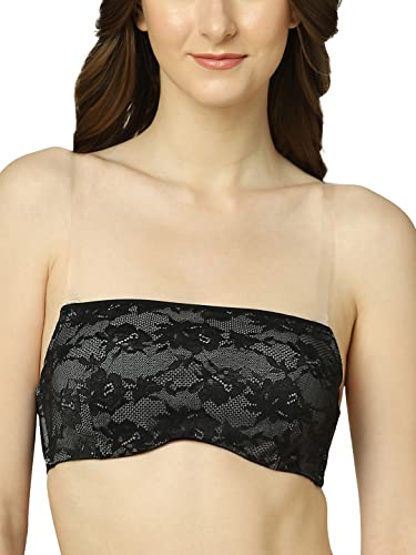 Image of Triumph Doreen Wireless Women Bra Non Wired and Non Padded Full Coverage Lace Support Bra High Center Bridge & Power-Net Side Panels Adjustable Straps Everyday Comfort Bra Pack of 1