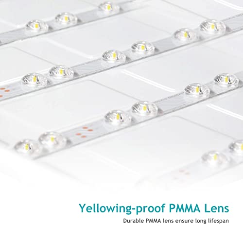 Image of 1x4 LED Flat Panel Light LED Troffer Drop Ceiling Light 4 Pack