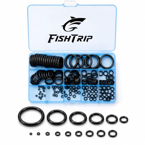 FishTrip Fishing Rod Repair Kit Ceramic Guide Rings for Rod Eyelets
