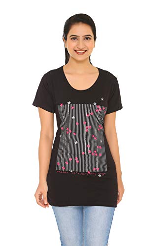 Image of In Love Women's Plus Size Longline T-Shirt with Side Pocket, 3 /4 Sleeve, Crew Neck