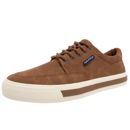 Image of Nautica Men's Classic Lace-Up Boat Shoes Low Top Fashion Sneaker - Stylish and Comfortable Casual Shoe