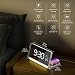 Sveglia per Camera da Letto, Sveglia Digitale con Ricarica Wireless, 5 Suoni...