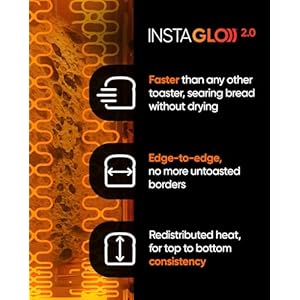 Revolution R180 Connect Plus 2-Slice Touchscreen Toaster – Connected Smart Toaster w/Patented InstaGLO 2.0 Technology, Toastie Press Mode, Digital Picture Frame – Toast Bread, Bagels, Waffles & More Revolution R180 Connect Plus 2 Slice Touchscreen Toaster–Connected Smart Toaster wPatented InstaGLO 20 Technology Toastie Press Mode Digital Picture Frame–Toast Bread Bagels Waffles More