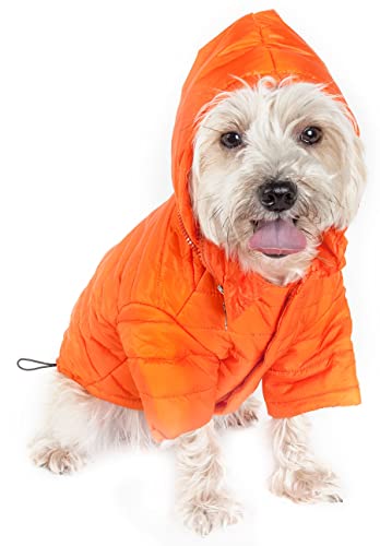 Pet Life Sporty Avalanche Lightweight Folding Winter Dog Coat - Adjustable Dog Jacket With A Concealed Zippered Collar And Pop-Out Hood - Pet Coat For Small Medium Large Dogs #TOP1