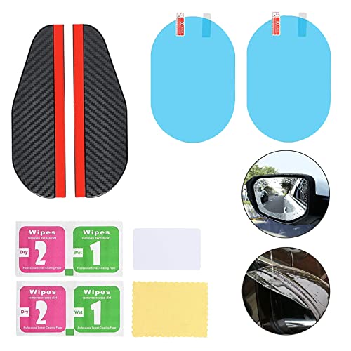 DAWRIS Lot de protection contre la pluie, film étanche pour miroir voiture anti-buée, anti-éblouissement, imperméable et anti-pluie pour moto, voiture, camion, etc Cover