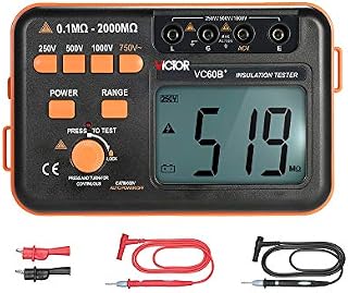VC60B+ Digital Insulation Resistance Tester 1000V Original Insulation Tester