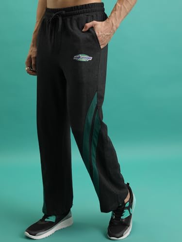 Image of Highlander Men's Solid Trackpants | Relaxed Straight fit|Knitted| Track Pants | Track Pants for Men | Men Track Pant | Men Track Pant Stylish | Sports | Gym wear