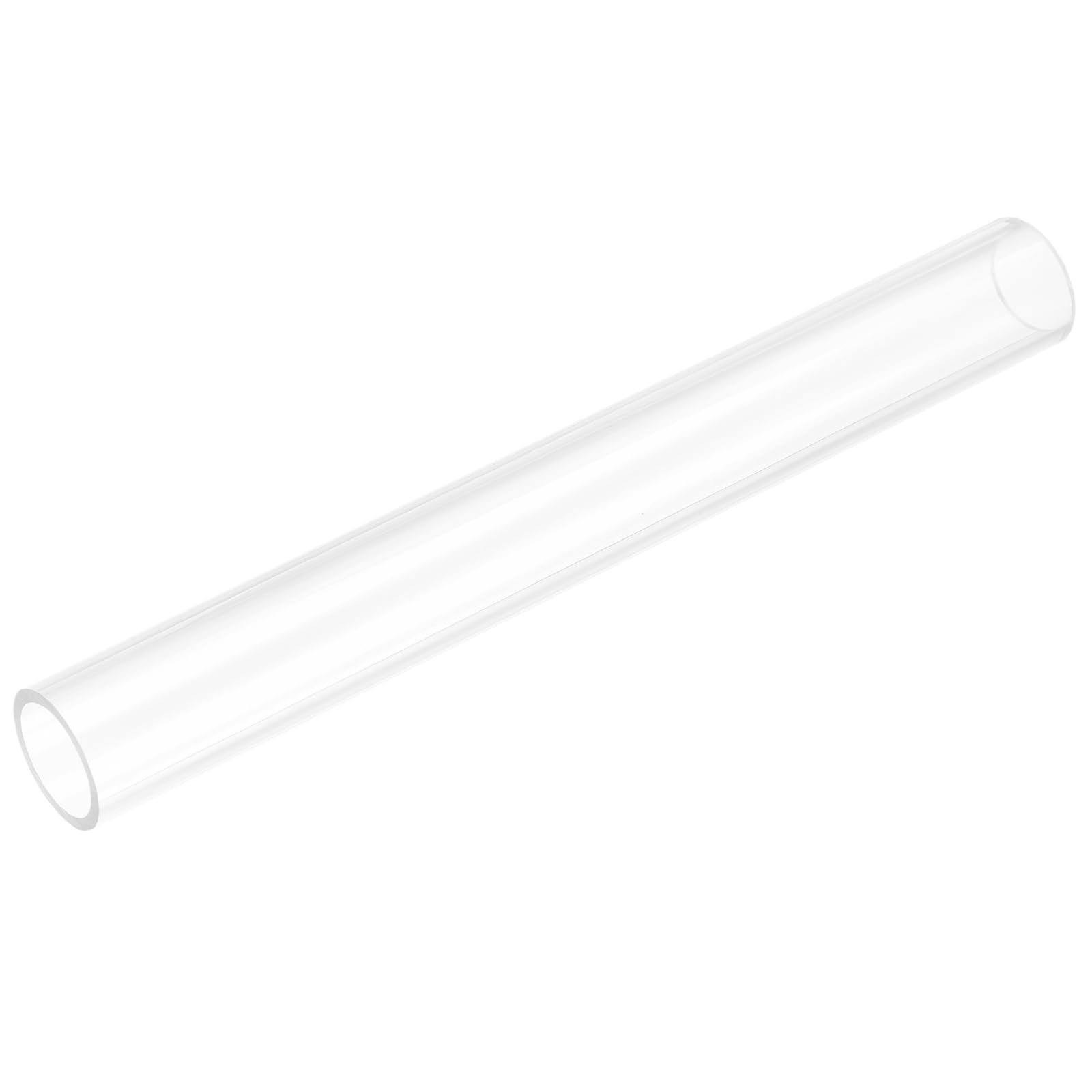 uxcell Rigid Round Clear Tubing 28mm(1 1/8") ID x 30mm(1 3/16") OD x 0.8Ft(250mm) Length Plastic Tube