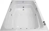 Banheira Acrilbath Dupla 180 Premium Ouro Fino