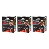TOM Cococha KS1891 TOM COCO Grill-Kokoskohle Briketts, Quader, 3 x 10 kg (30 kg)