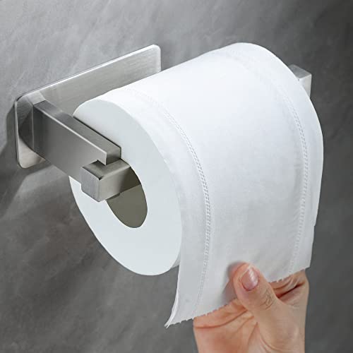 YIGII Toilettenpapierhalter Ohne Bohren Klopapierhalter Edelstahl, Einfaches Einhand-Reißen Toilettenpapierrollenhalter, Klorollenhalter Selbstklebend für Küche und Badzimmer Cover