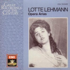 Opera Arias [Audio CD] Lehmann, Lotte
