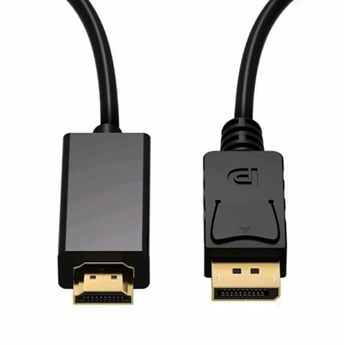 CASEPRO Cabo Adaptador Conversor Displayport para HDMI, Unidirecional DP para HDMI, Placa de Vídeo,