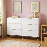 Photo Gallery homylin armadio per bambini con cassetti, armadio moderno con accenti dorati per la cameretta dei bambini, 120 × 40 × 77 cm, bianco Photo Gallery homylin armadio per bambini con cassetti, armadio moderno con accenti dorati per la cameretta dei bambini, 120 × 40 × 77 cm, bianco