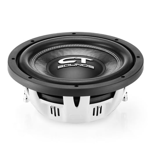 CT Sounds Hydro 10” Dual 2-Ohm 1000-Watt Shallow Mount Car Subwoofer
