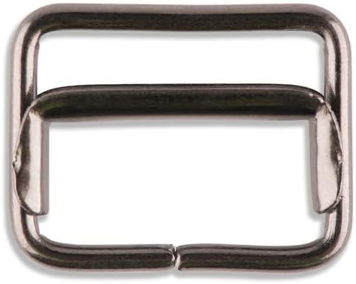 Side Pant Buckle Strap Keeper 3/4" 2 Pack Black Oxide for Adjusting the Waistband on Tuxedo and other Pants