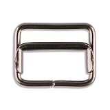 ANAKOR Side Pant Buckle Strap Keeper 3/4' 2 Pack Black Oxide for Adjusting the Waistband on Tuxedo and other Pants