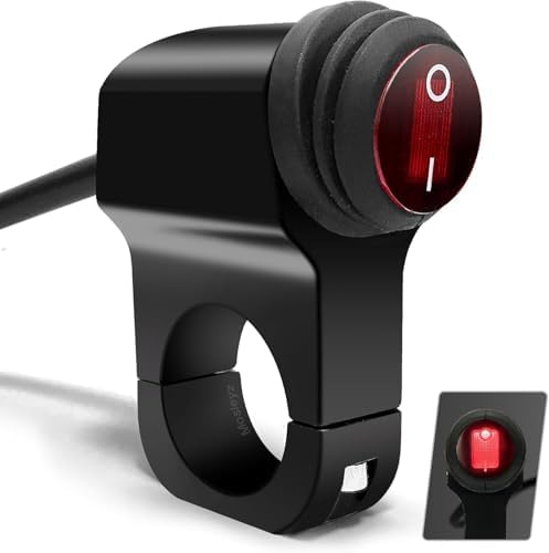LGP Universal 12V Handlebar CNC Metal Switch (1-Way) ON/OFF for All ...