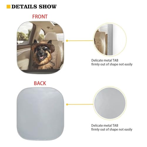 Image of Fashion Sheepdog Sun Shade for Car Window Foldable Automotive Front Window Sunshade Protector Heat Reflector-Keep Your Vehicle Cool Universal for Auto Truck Van SUV