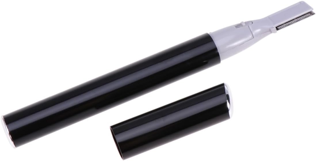 Women's Electric Eyebrow Trimmer Razor, Lightweight Black Facial Shaver