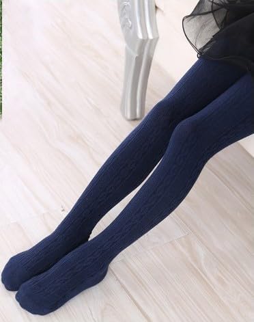 Century Star Girls Tights Winter Warm Leggings for Girls Stockings Toddler Dance Ballet Tights Cable Knit Cotton Pantyhose - Image 6