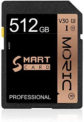 512GB SD Card Memory Card High Speed Security Digital Flash Memory Cards SDXC Class 10 for Videographer&Vlogger and Other Compatible Devices