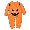 Baby Meisjes Jongens Outfits Halloween Kostuum Pasgeboren Pompoen Romper Bodysuit Playsuit Leuke Jumpsuit 0-24 Maanden