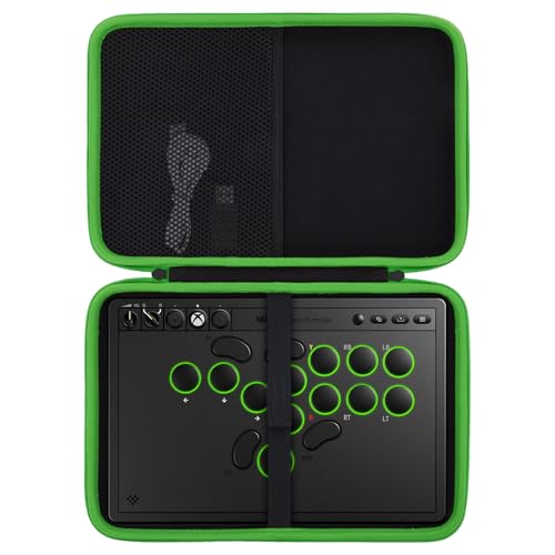co2CREA Hart Tragbare Reise Schutzhülle Tasche für 8BitDo All-Button Arcade AController für Switch & Windows, nur Tasche
