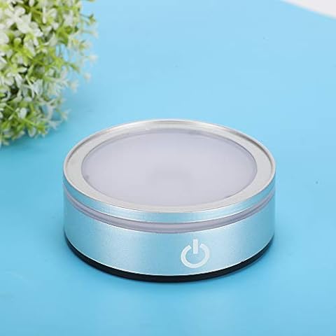 Liyeehao Base de luz LED Multicolor Ronda Cover
