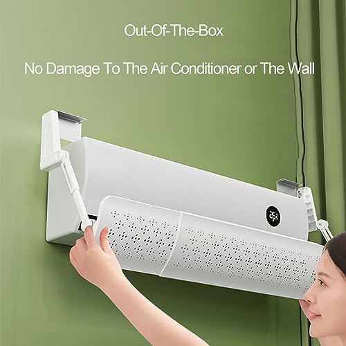 Deflector de aire acondicionado de ajuste universal y guiado de viento 4