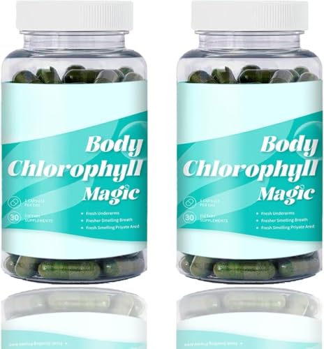 JHDZ Suplemento de desodorización Corporal, Suplementos de Olor Corporal, Control de Olor Interno Natural para Hombres y Mujeres,2PCS